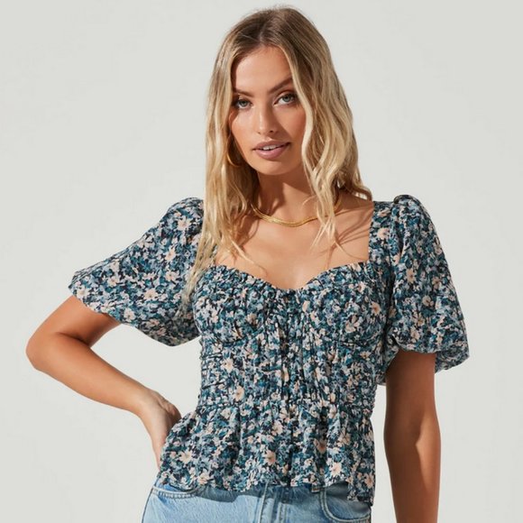 Astr the Label  Clairemont Floral Top - Picture 4 of 6